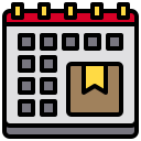 external calendar-warehouse-xnimrodx-lineal-color-xnimrodx icon