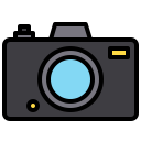 external camera-shopping-mall-xnimrodx-lineal-color-xnimrodx icon