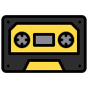 external cassette-music-xnimrodx-lineal-color-xnimrodx icon