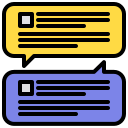 external chat-customer-service-xnimrodx-lineal-color-xnimrodx icon