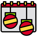 external christmas-calendar-xnimrodx-lineal-color-xnimrodx icon