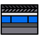 external clapper-entertainment-xnimrodx-lineal-color-xnimrodx icon