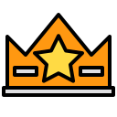 external crown-customer-review-xnimrodx-lineal-color-xnimrodx icon