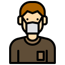 external face-mask-hospital-and-healthcare-xnimrodx-lineal-color-xnimrodx icon