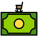 external money-retirement-xnimrodx-lineal-color-xnimrodx icon