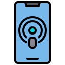 external smartphone-podcast-xnimrodx-lineal-color-xnimrodx-2 icon