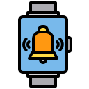 external smartwatch-notification-alert-xnimrodx-lineal-color-xnimrodx icon