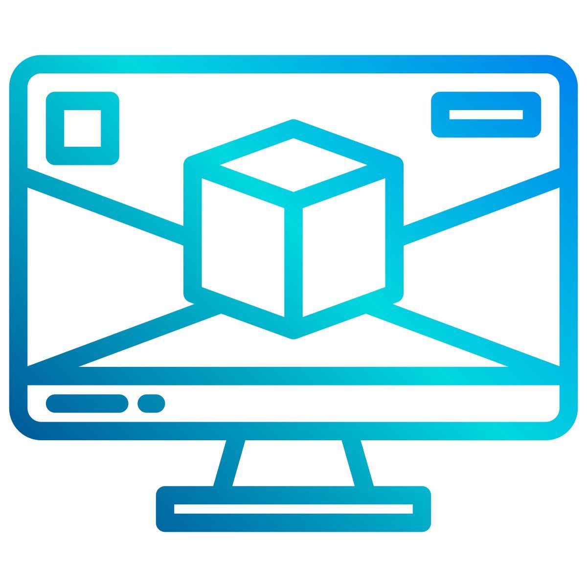 3d cube icon