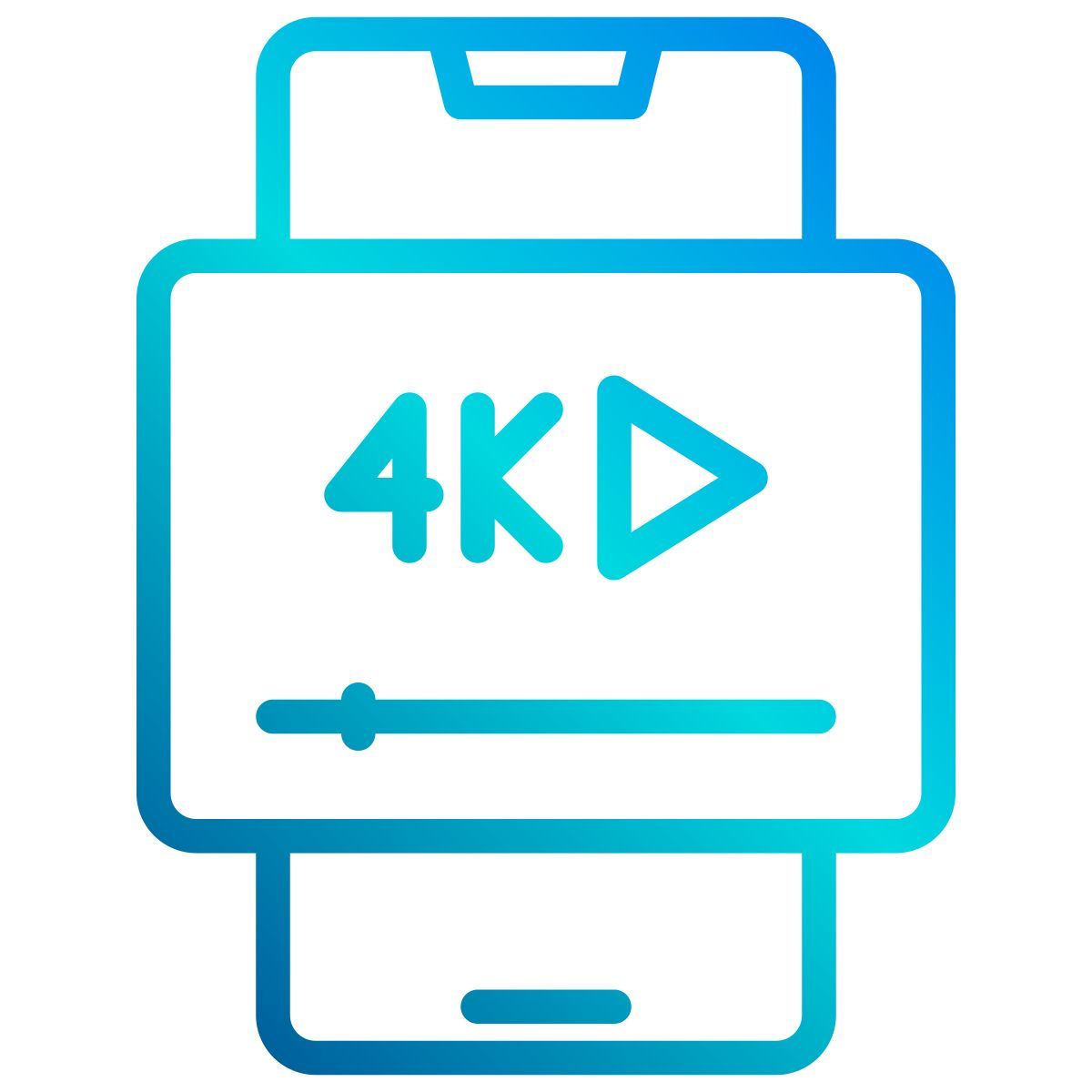4k video icon