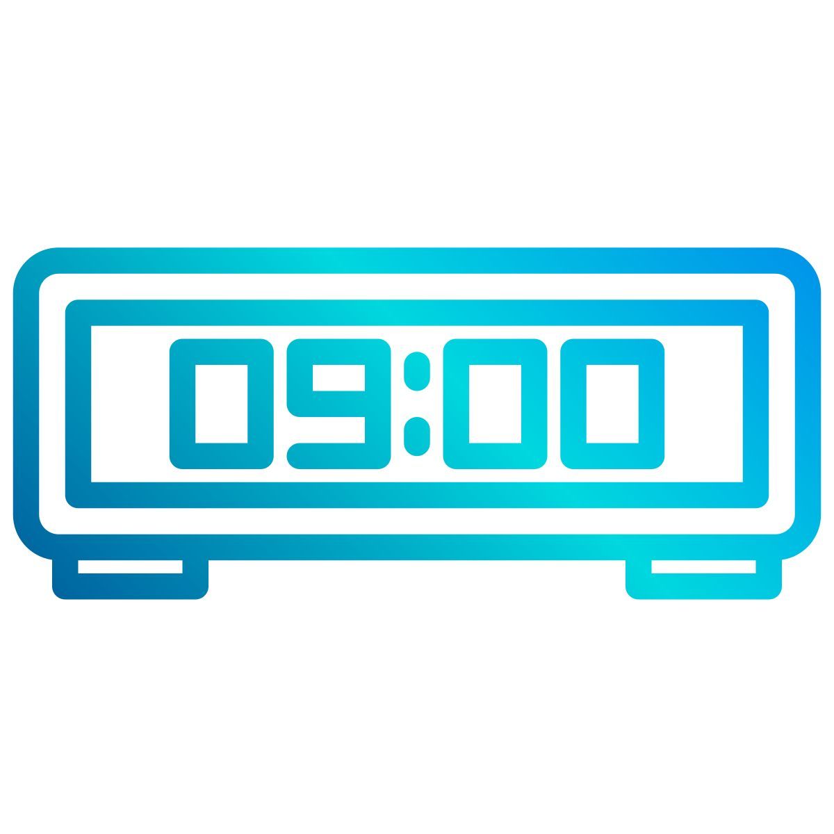 digital clock icon