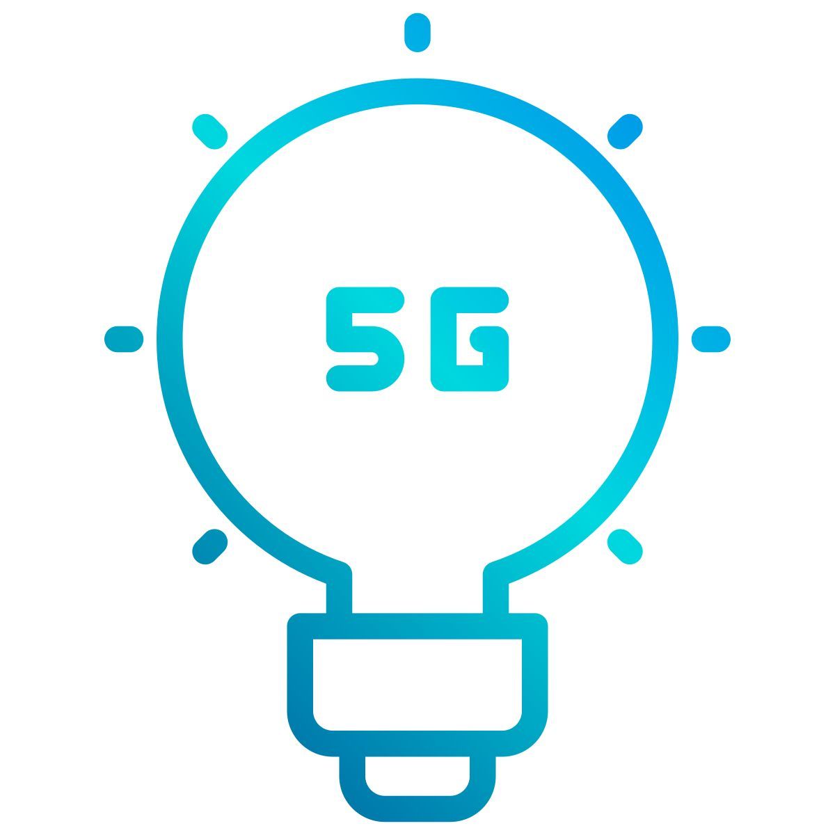 5g bulb icon