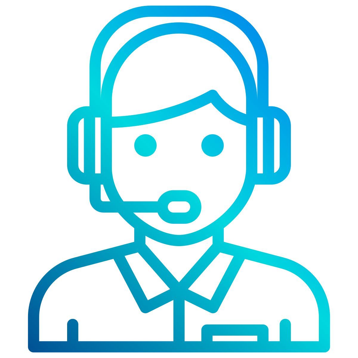 callcenter mitarbeiter icon