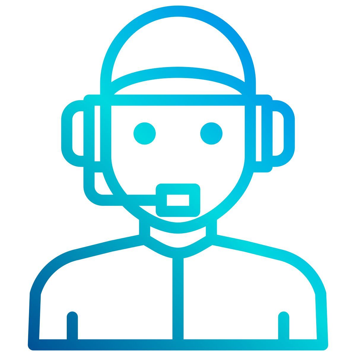 call center agent icon