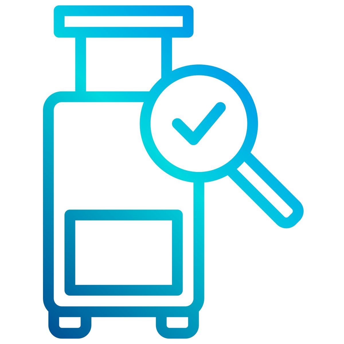 luggage check icon