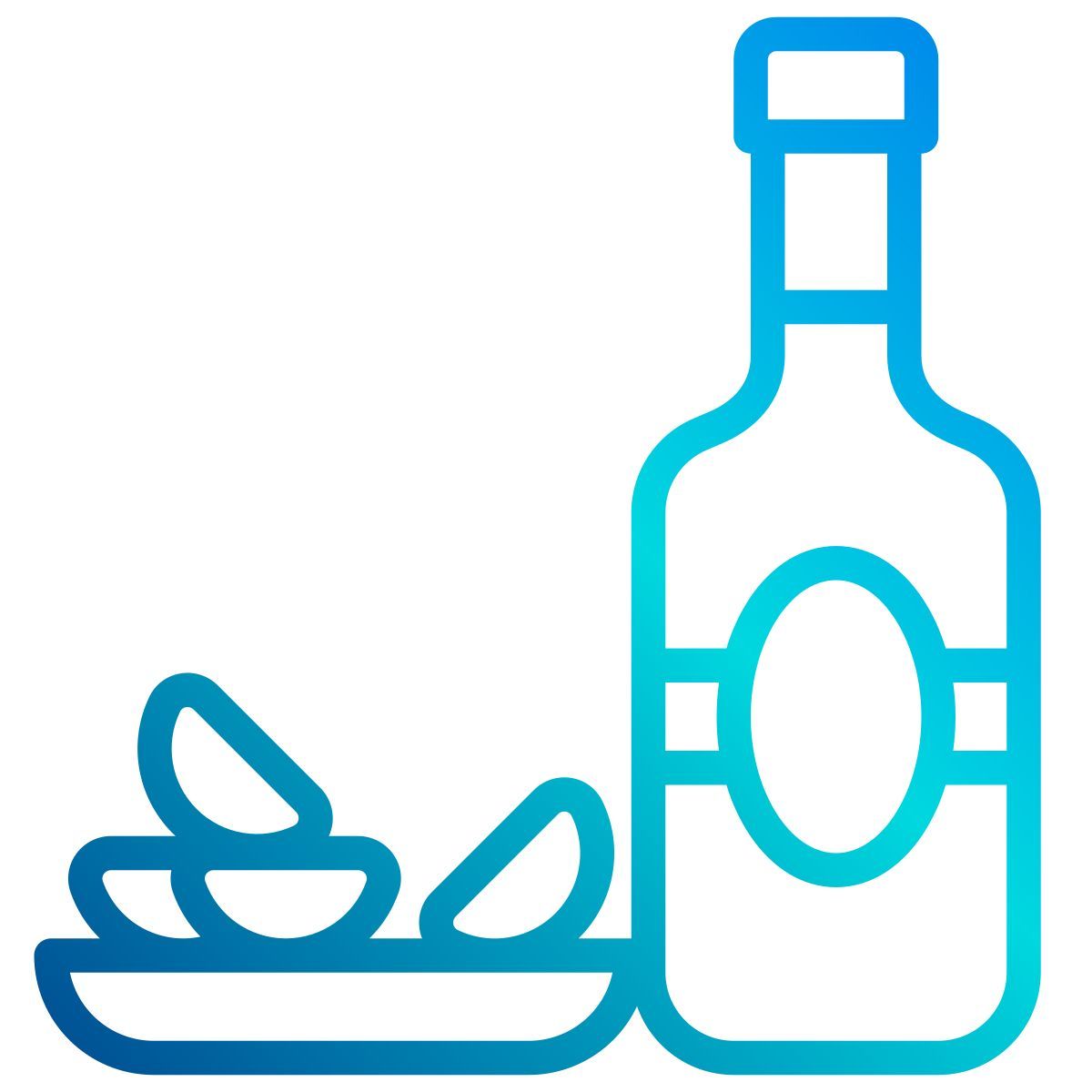 beer and chips icon