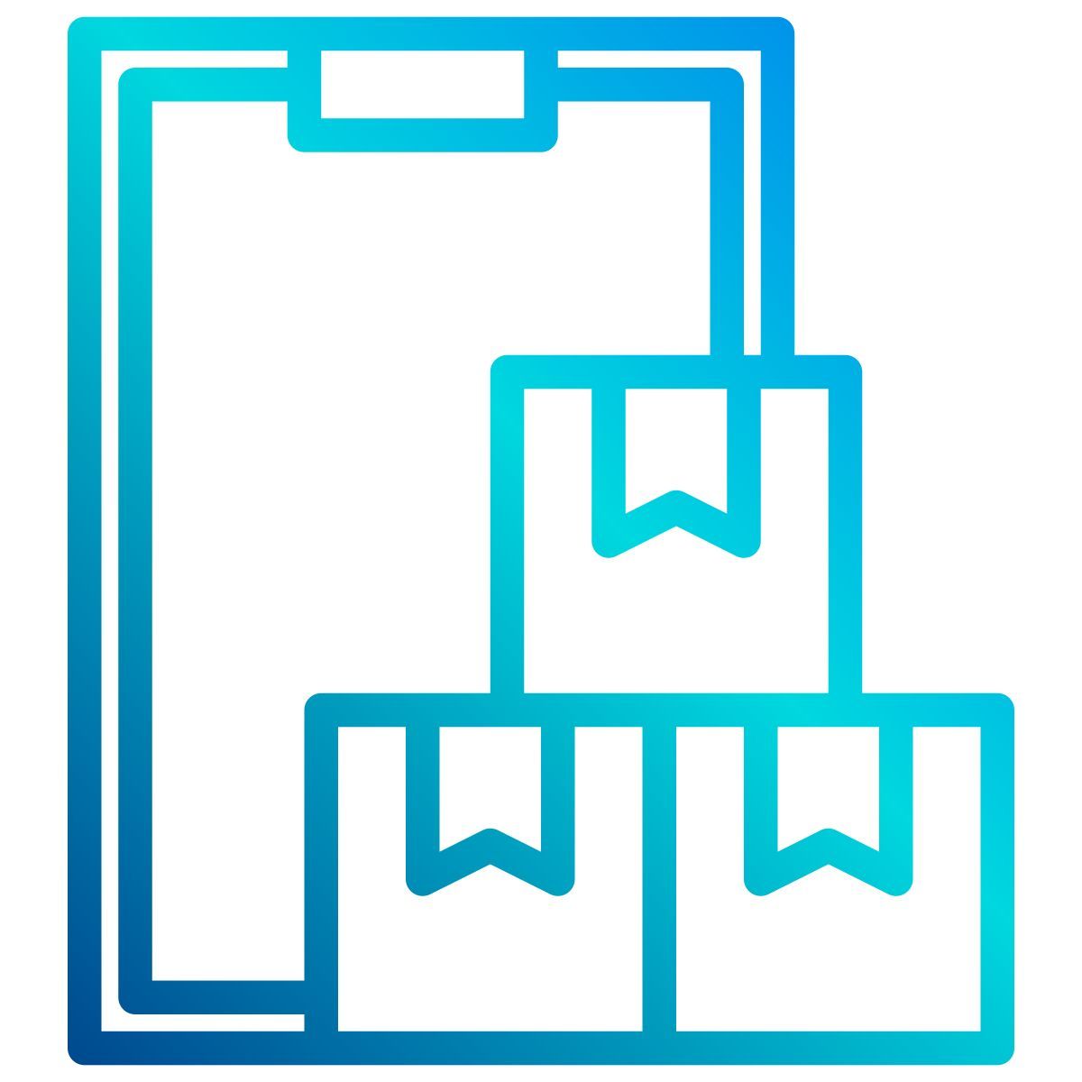 delivery contract icon