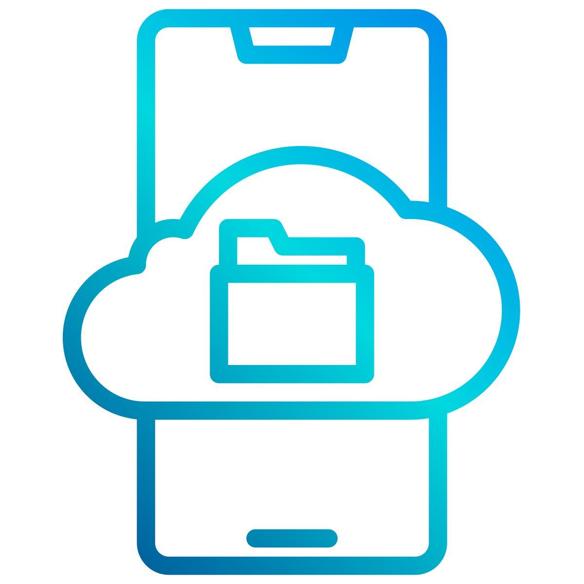 cloud folder icon