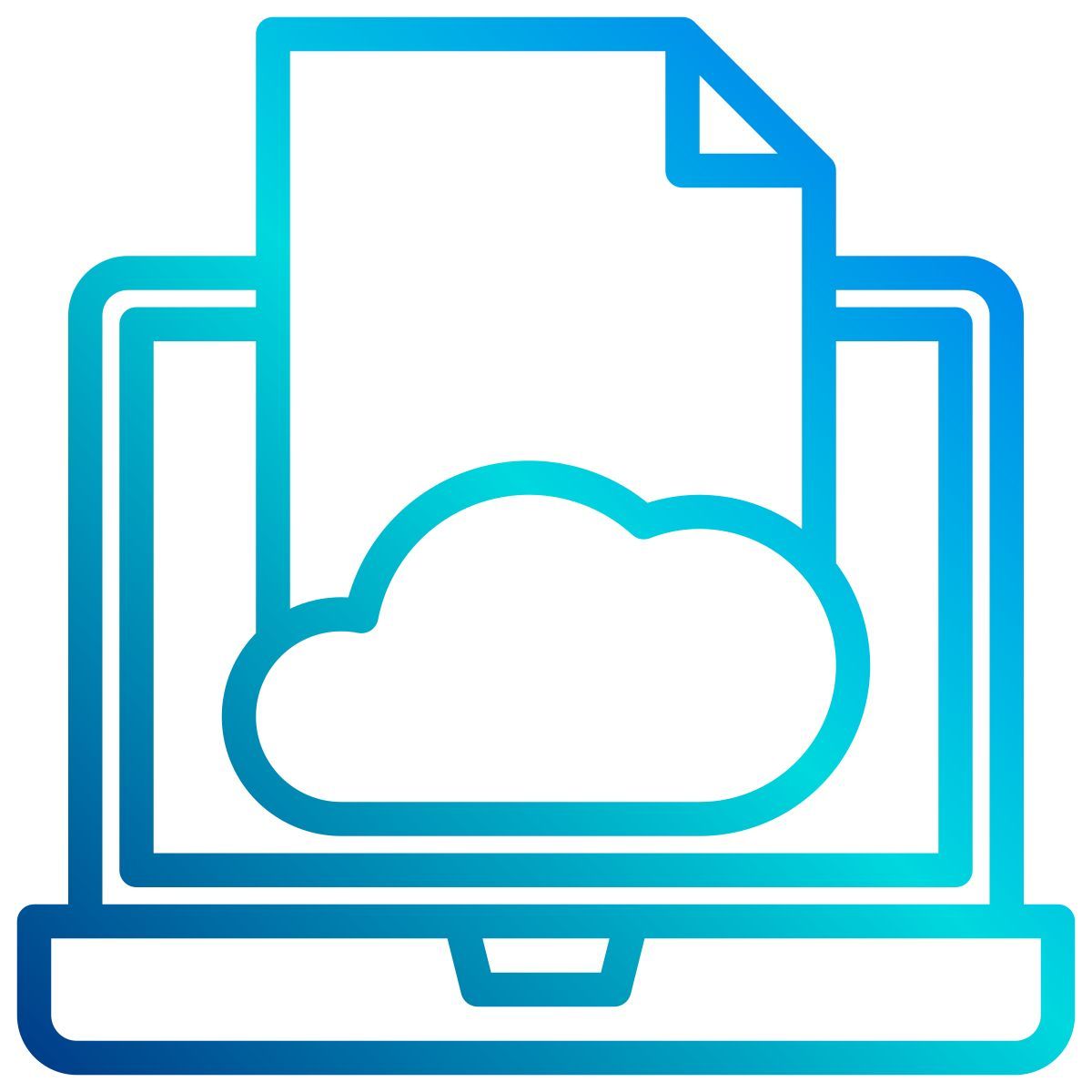 cloud data icon