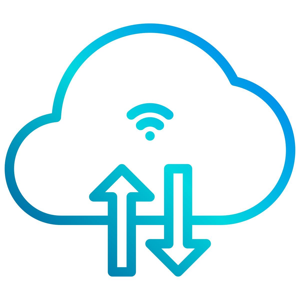 cloud data icon