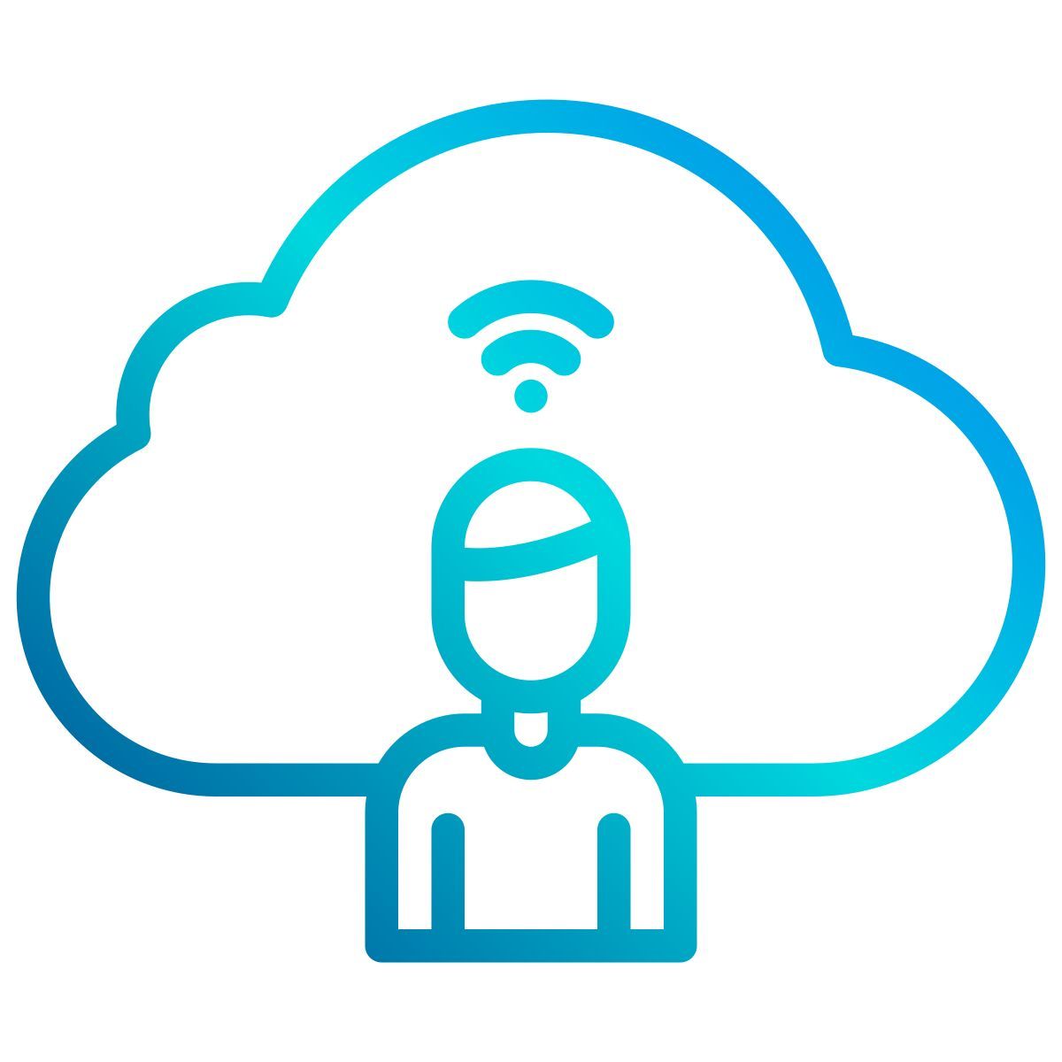 cloud user icon