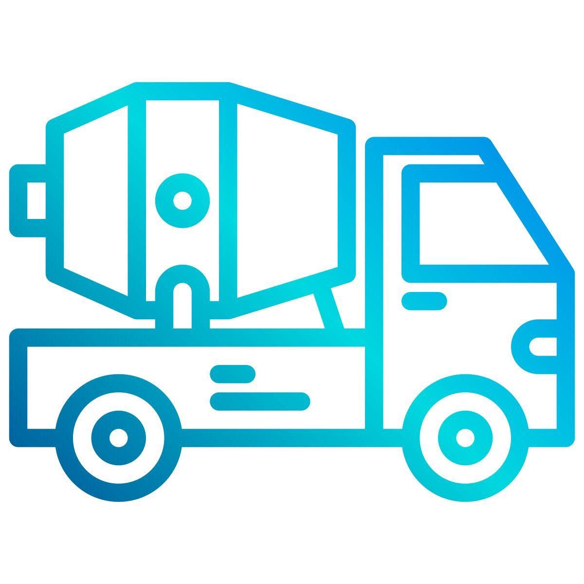 concrete mixer icon