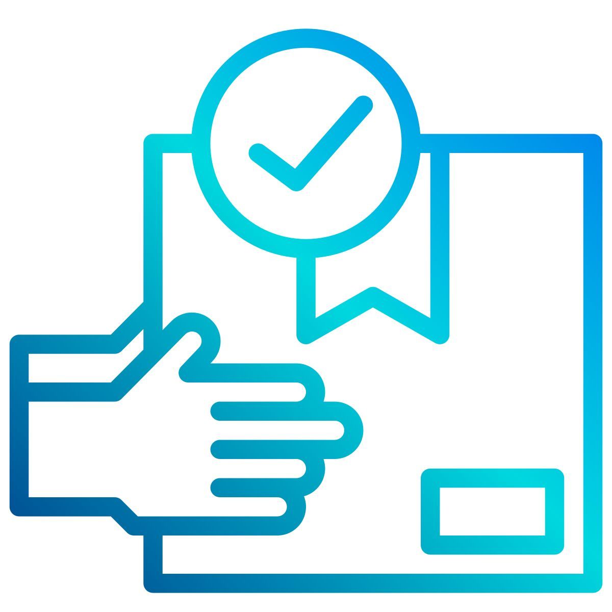 delivered parcel icon