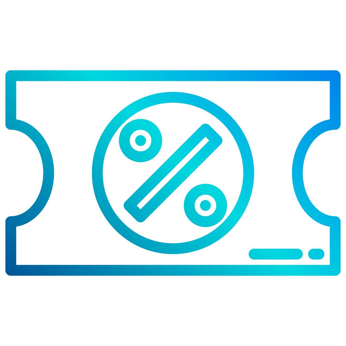 taglio del coupon icon
