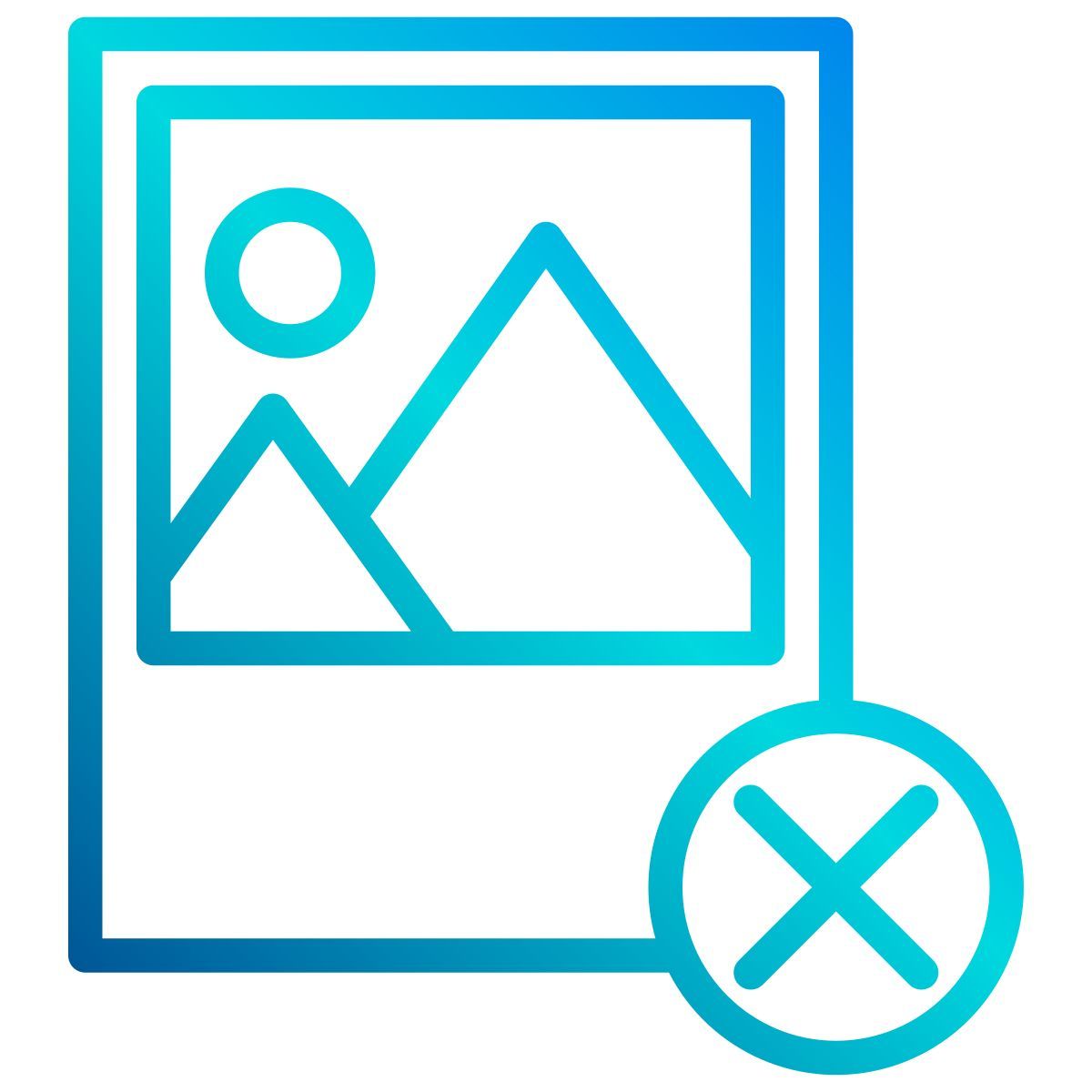 移除 icon