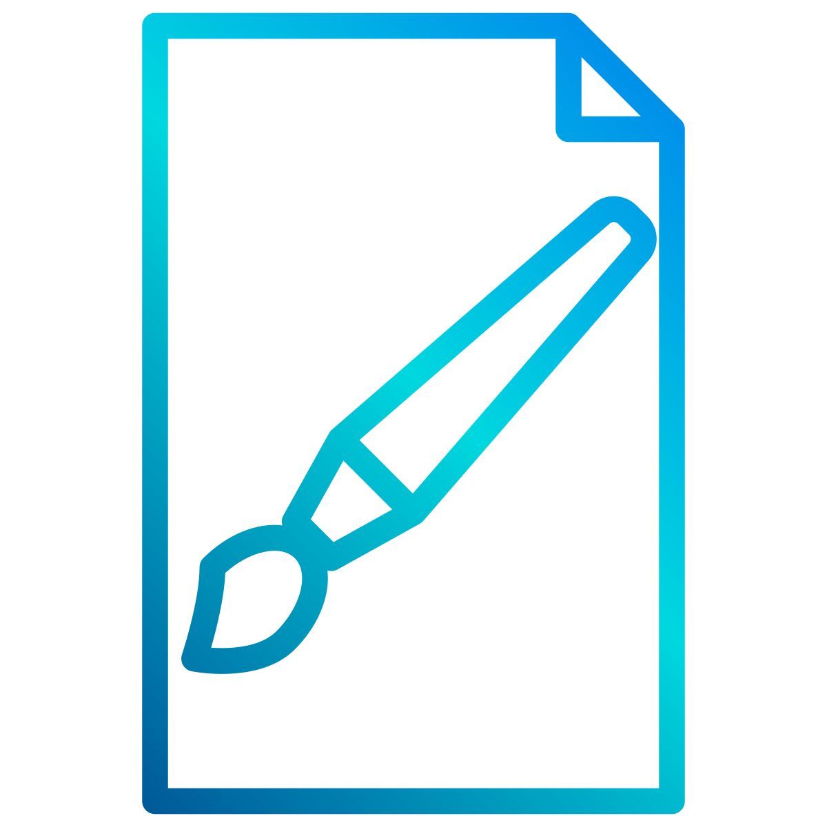 digital painting icon