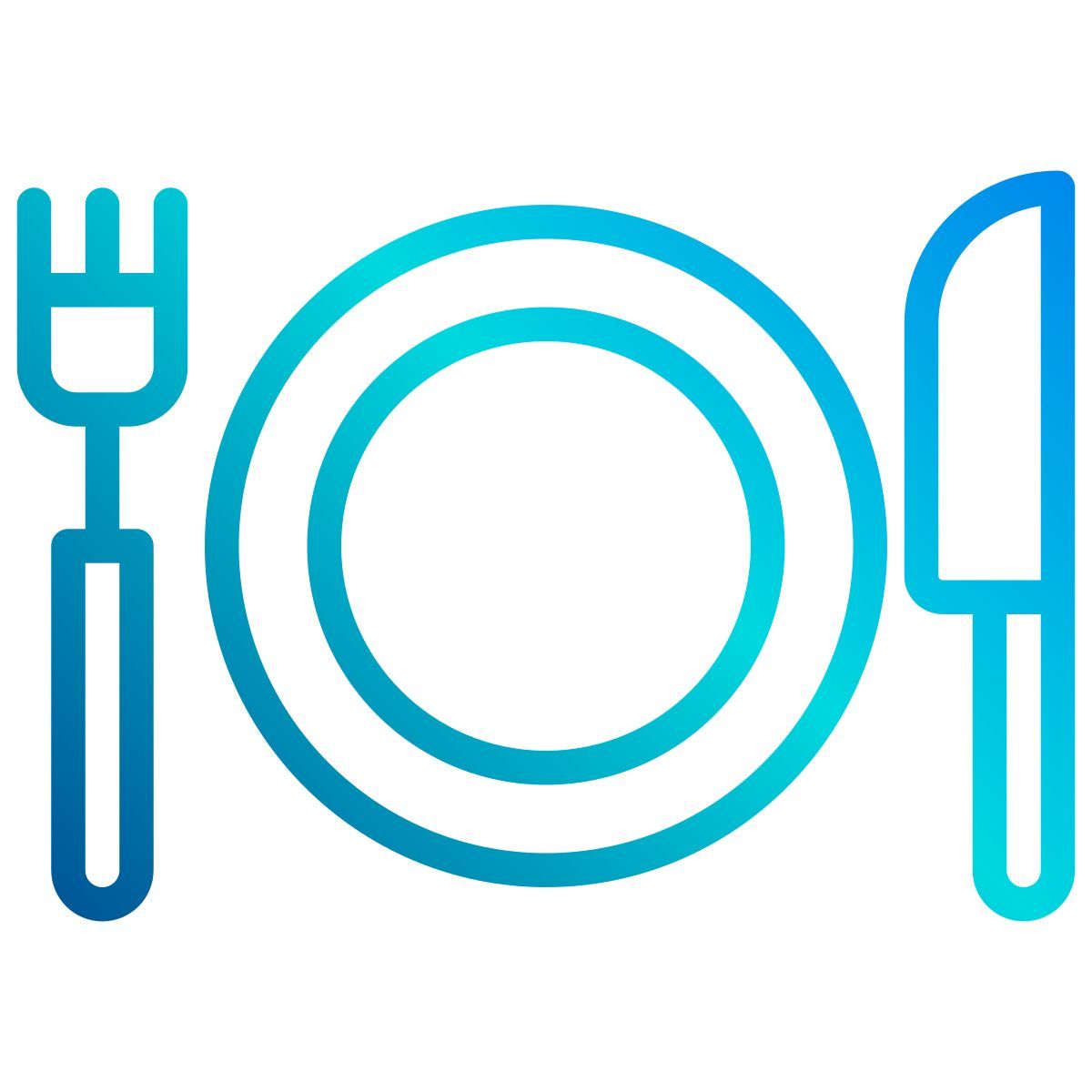 plate and cutlery icon