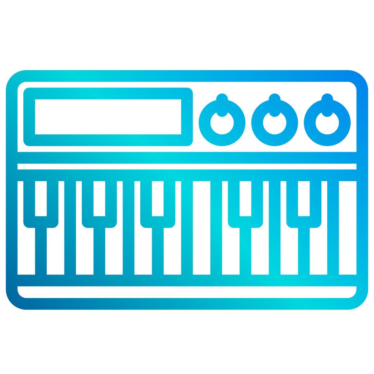 electric piano icon