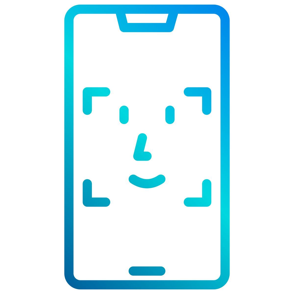 face scanner icon