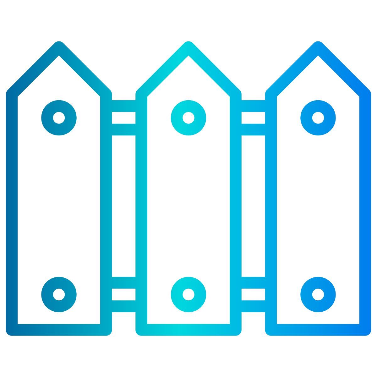 barriera difensiva legno icon