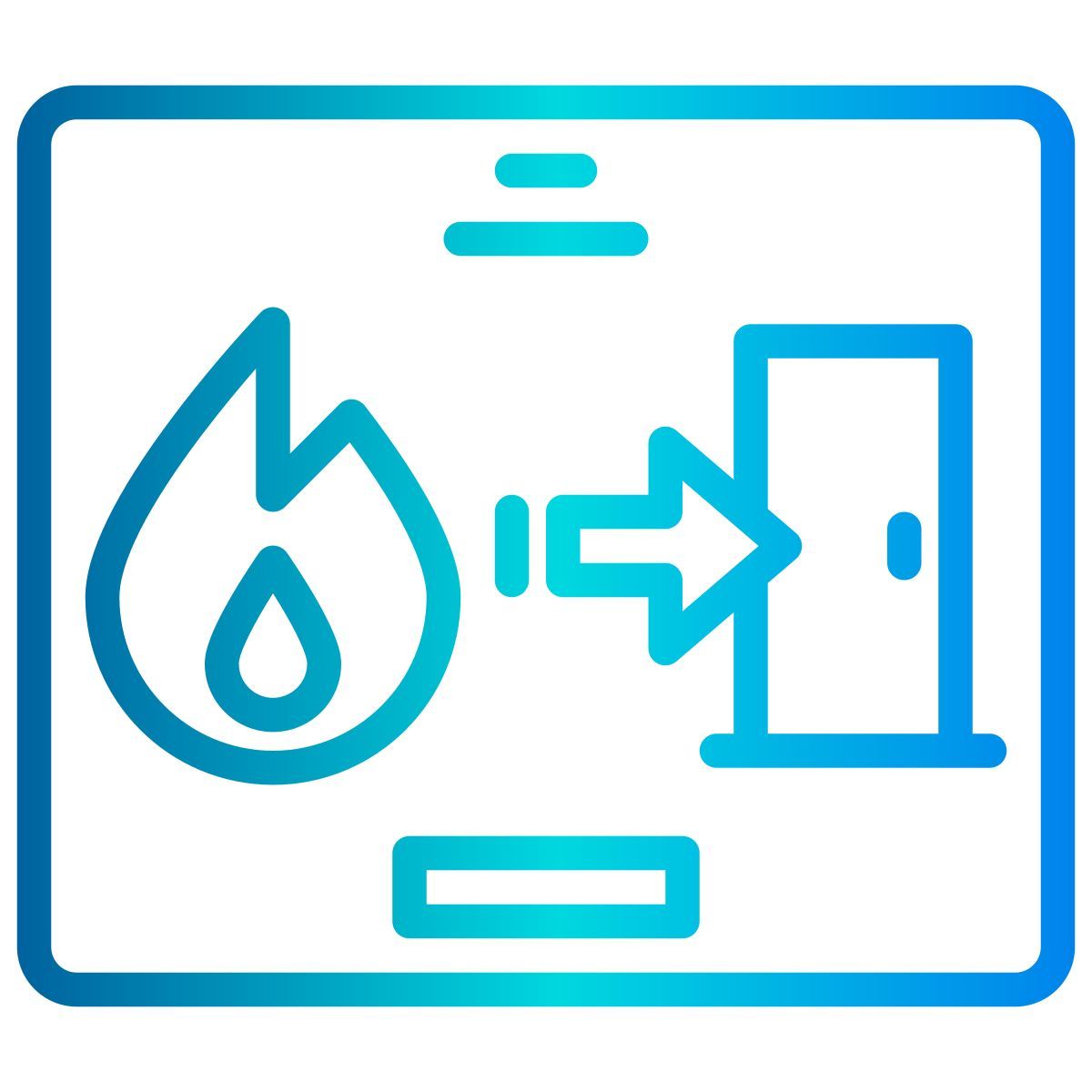 uscita di sicurezza icon