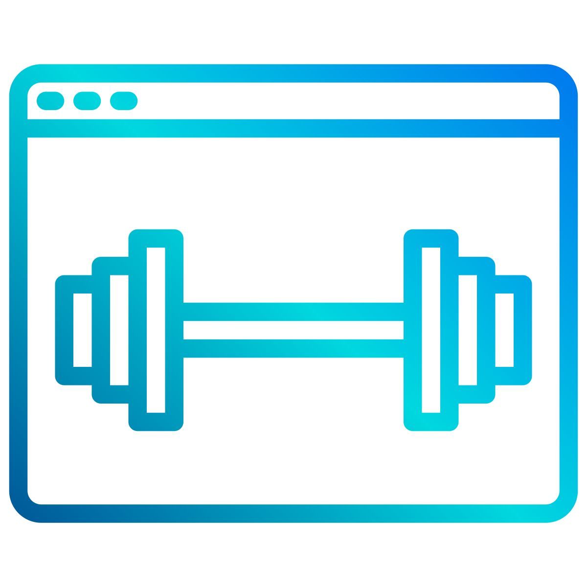 bankdrücken mit hanteln icon