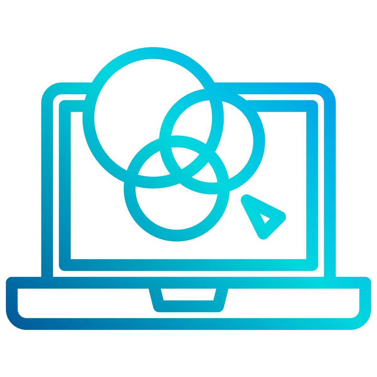 conception graphique externe design thinking xnimrodx lineal gradient xnimrodx icon