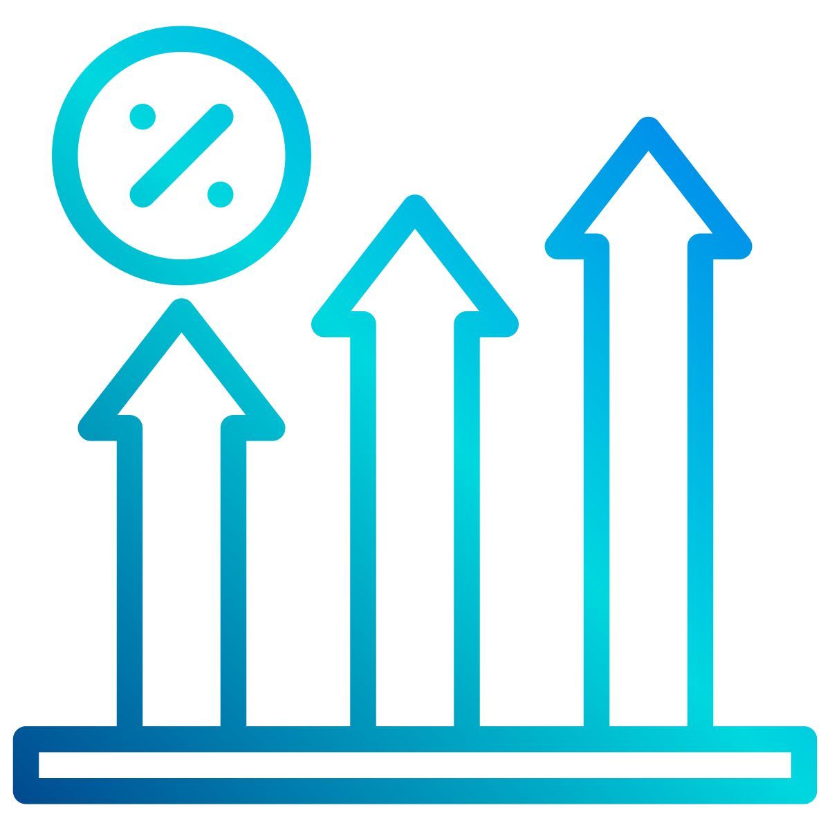 growth chart icon