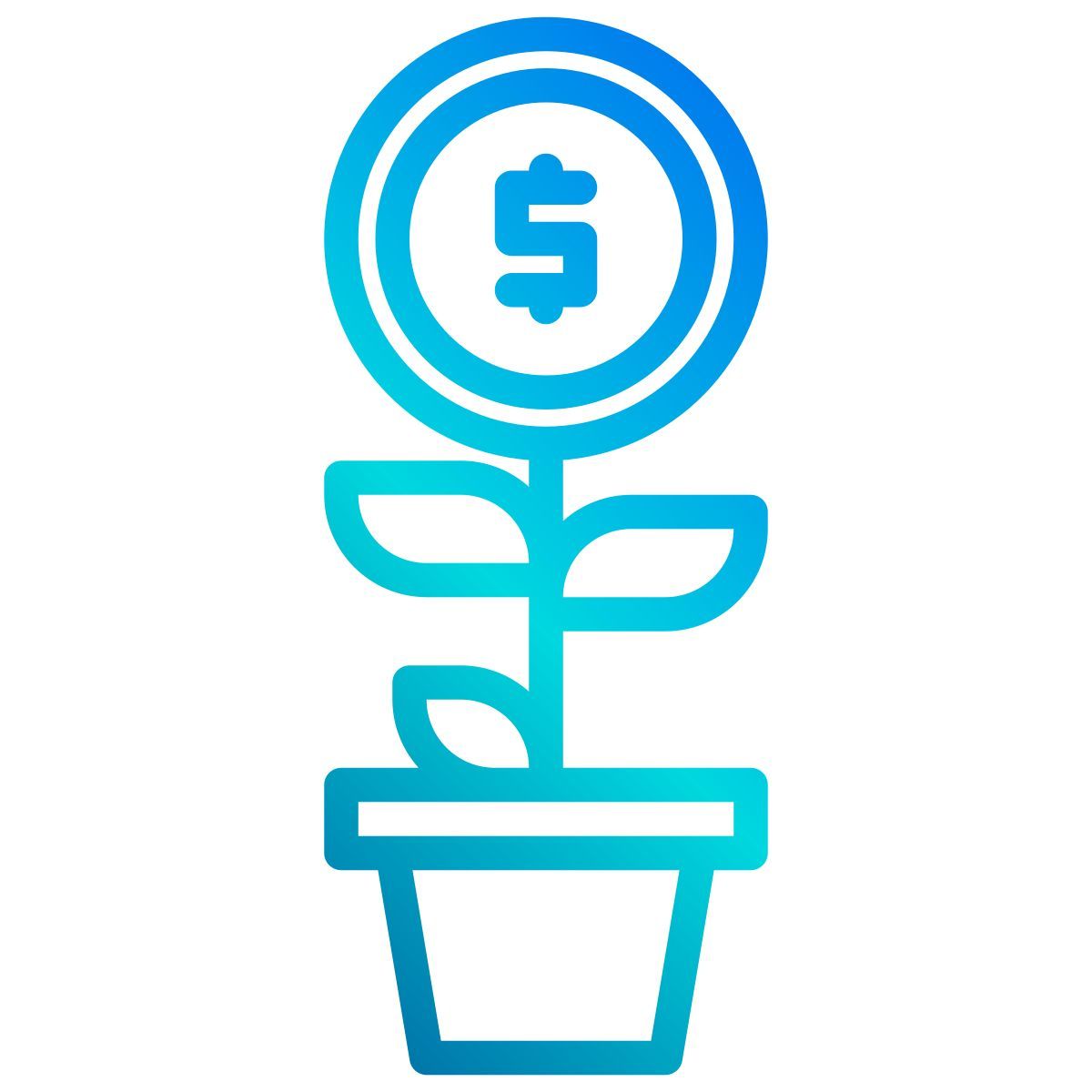 financial growth icon