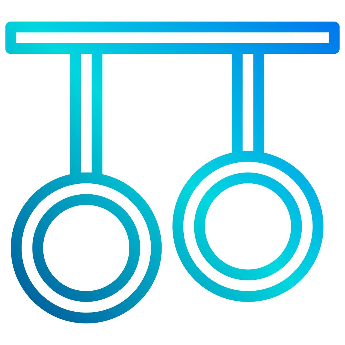 gymnastic rings icon