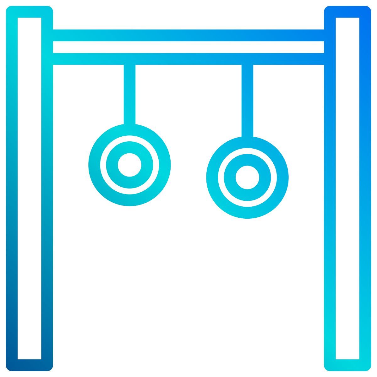 gymnastic rings icon