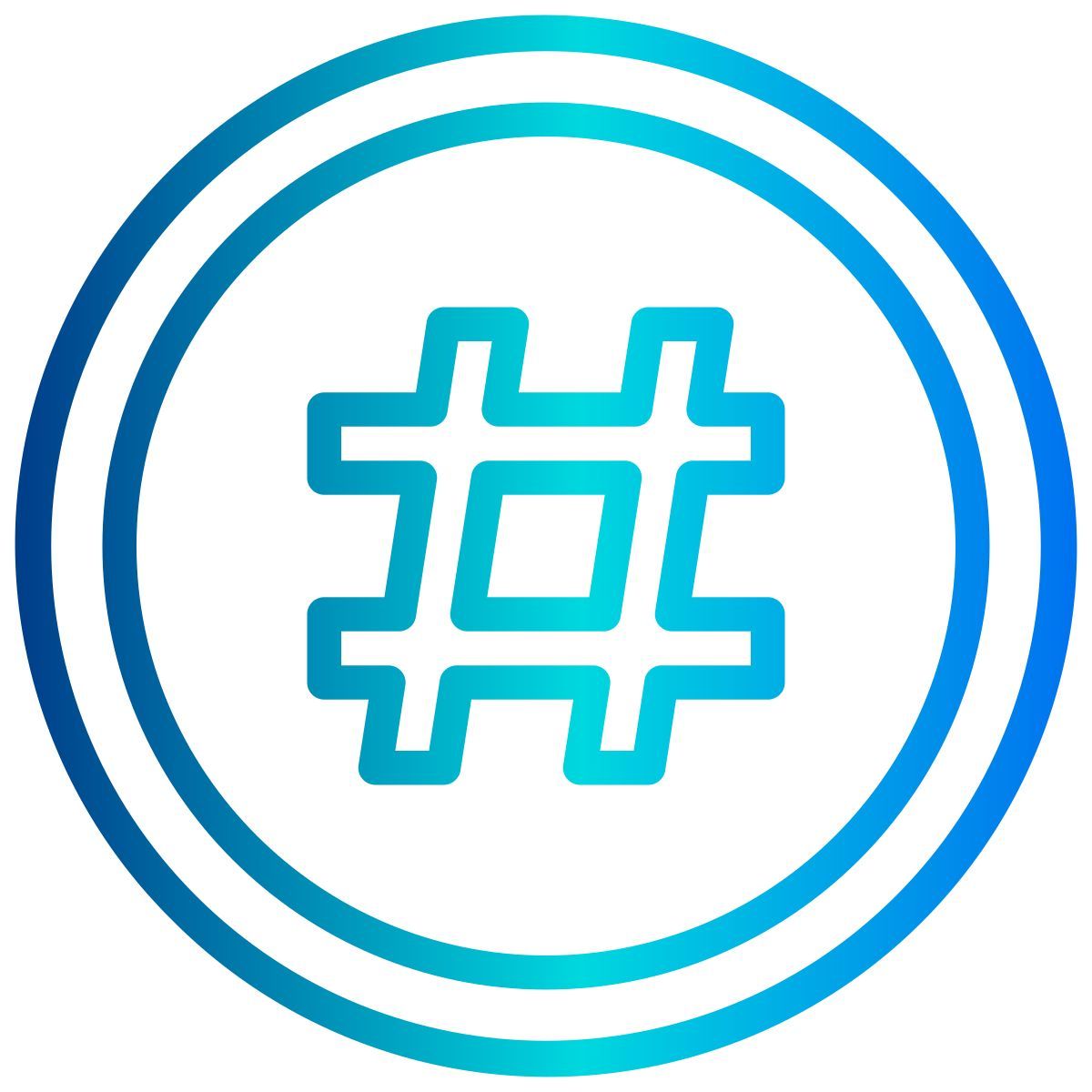 hashtag icon