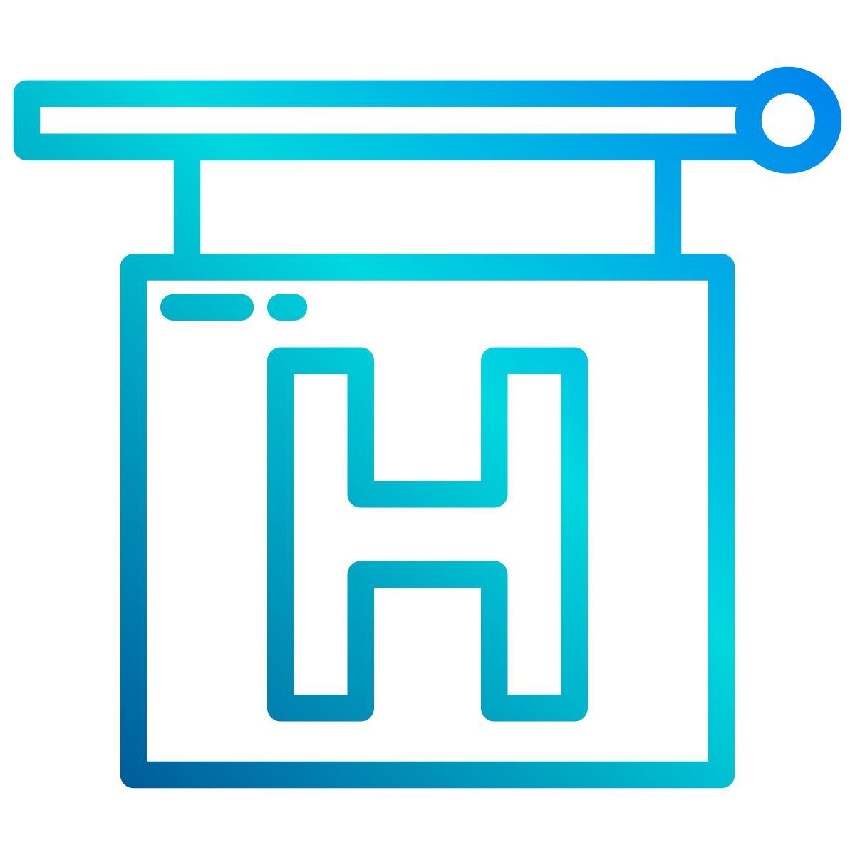 hotel sign icon