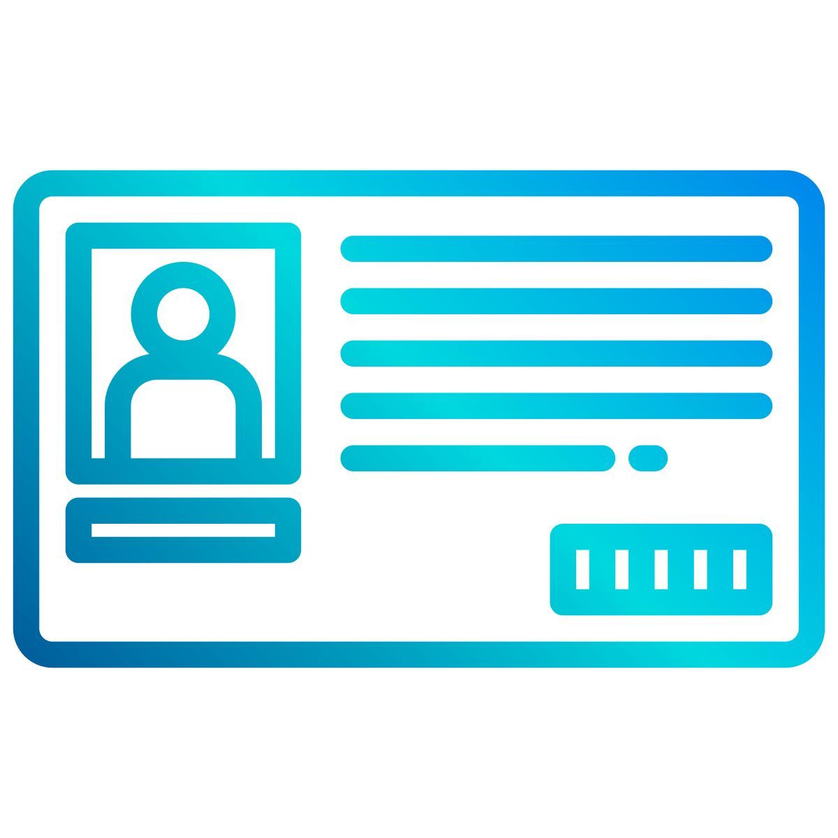 外部身份证旅行 xnimrodx 线性渐变 xnimrodx icon