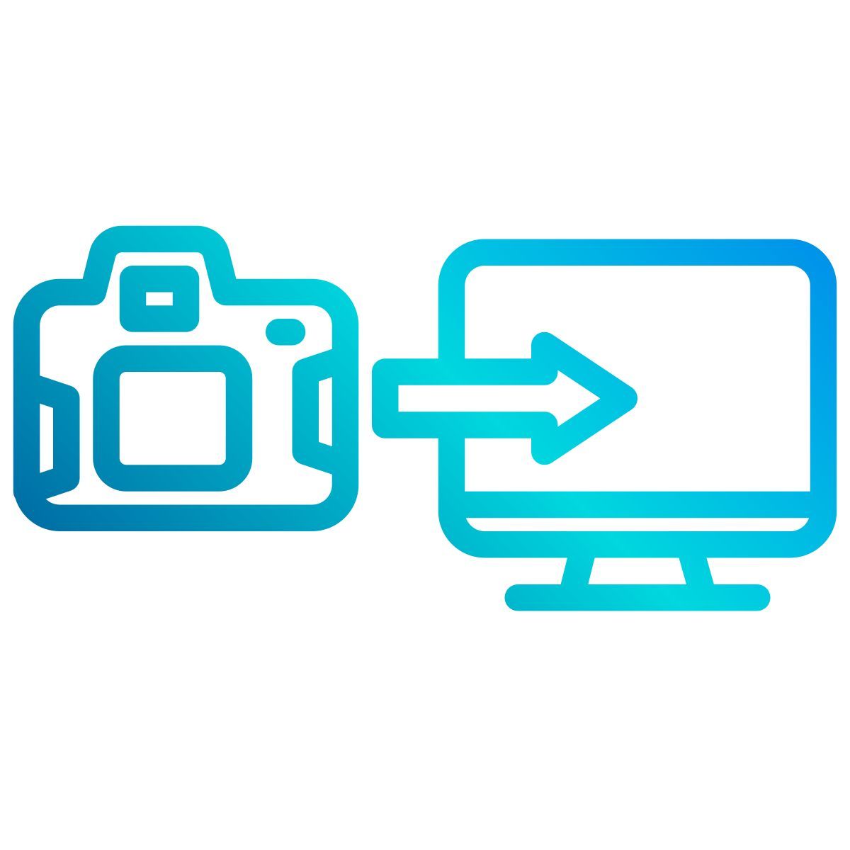 importación externa vdo producción xnimrodx gradiente lineal xnimrodx icon