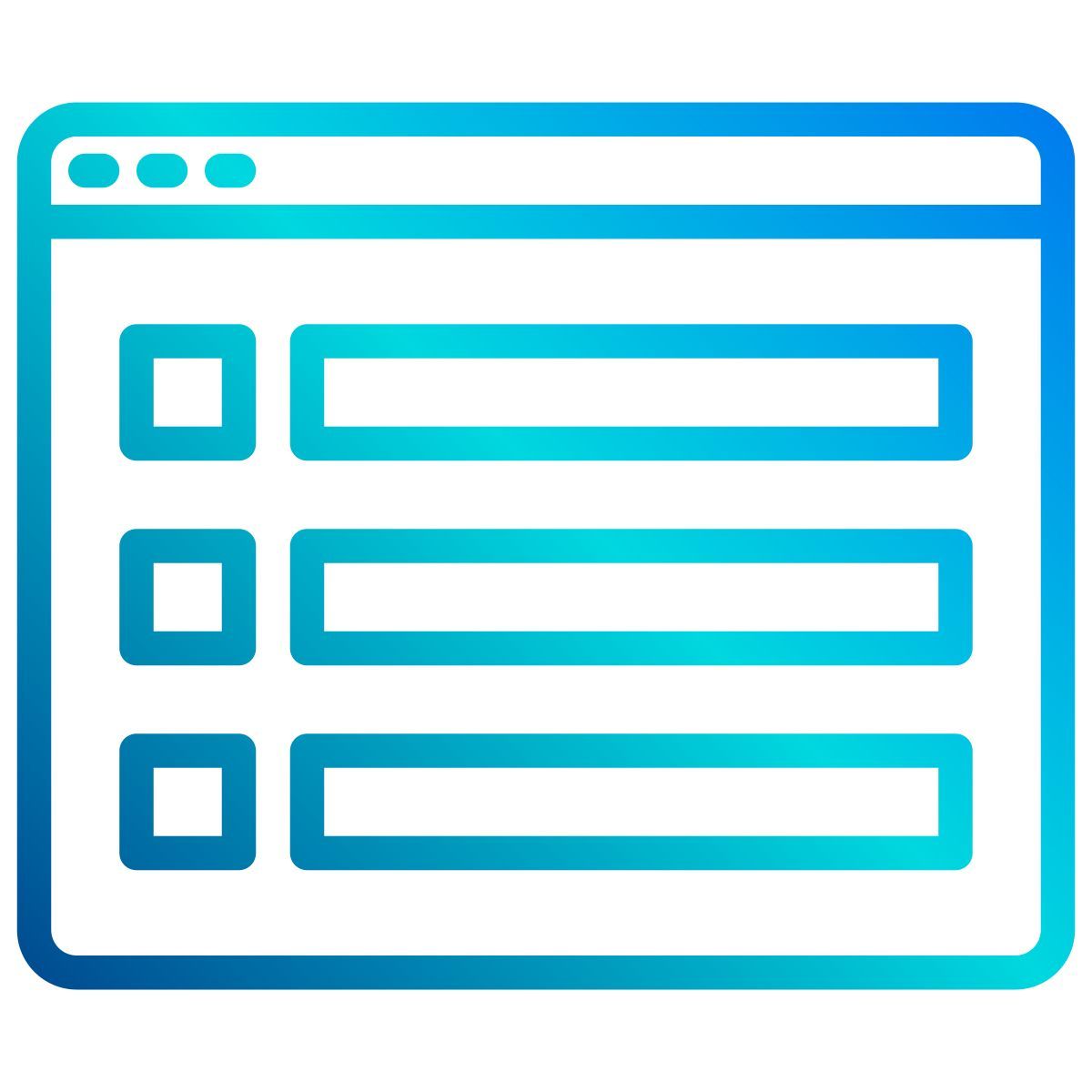 list icon