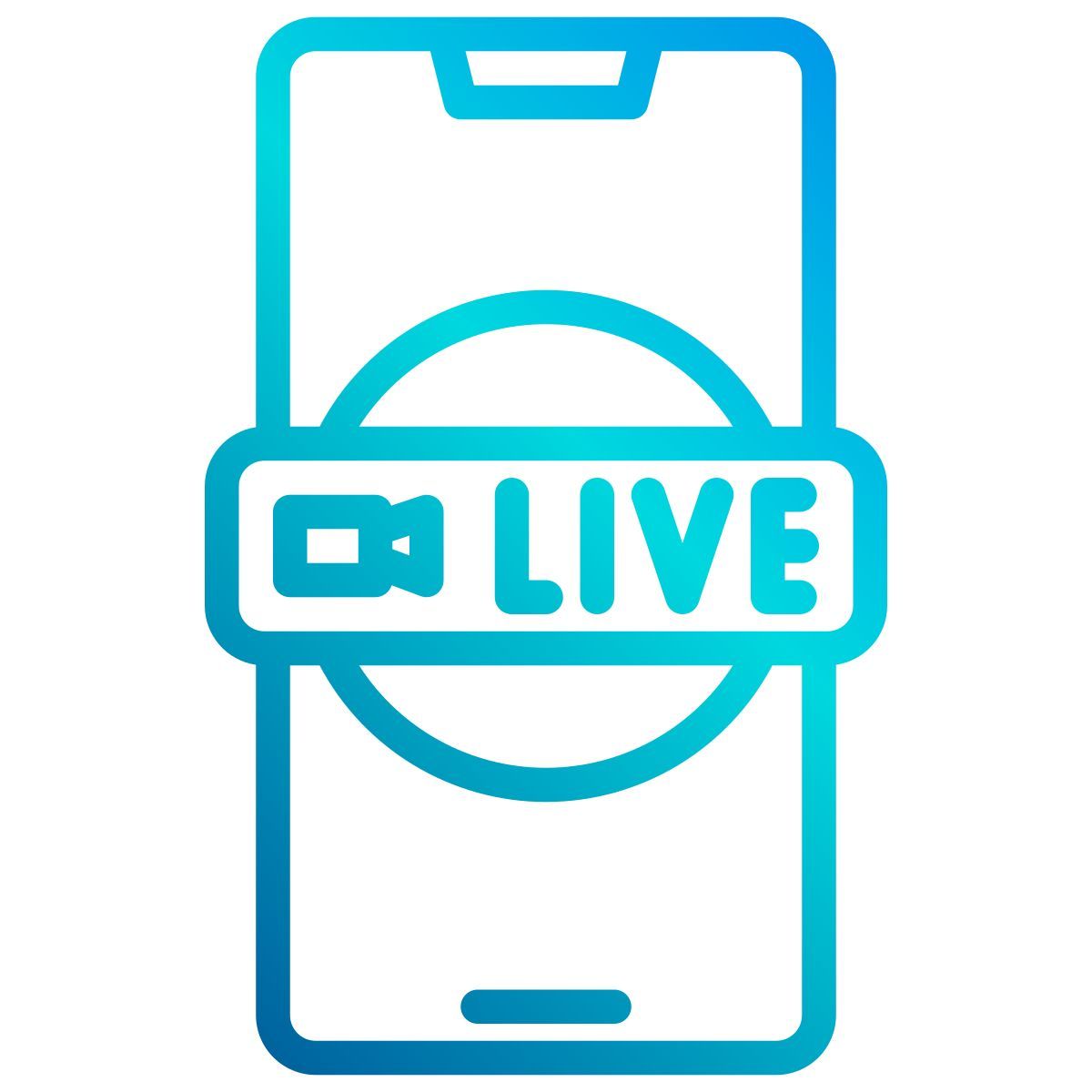 live streaming icon