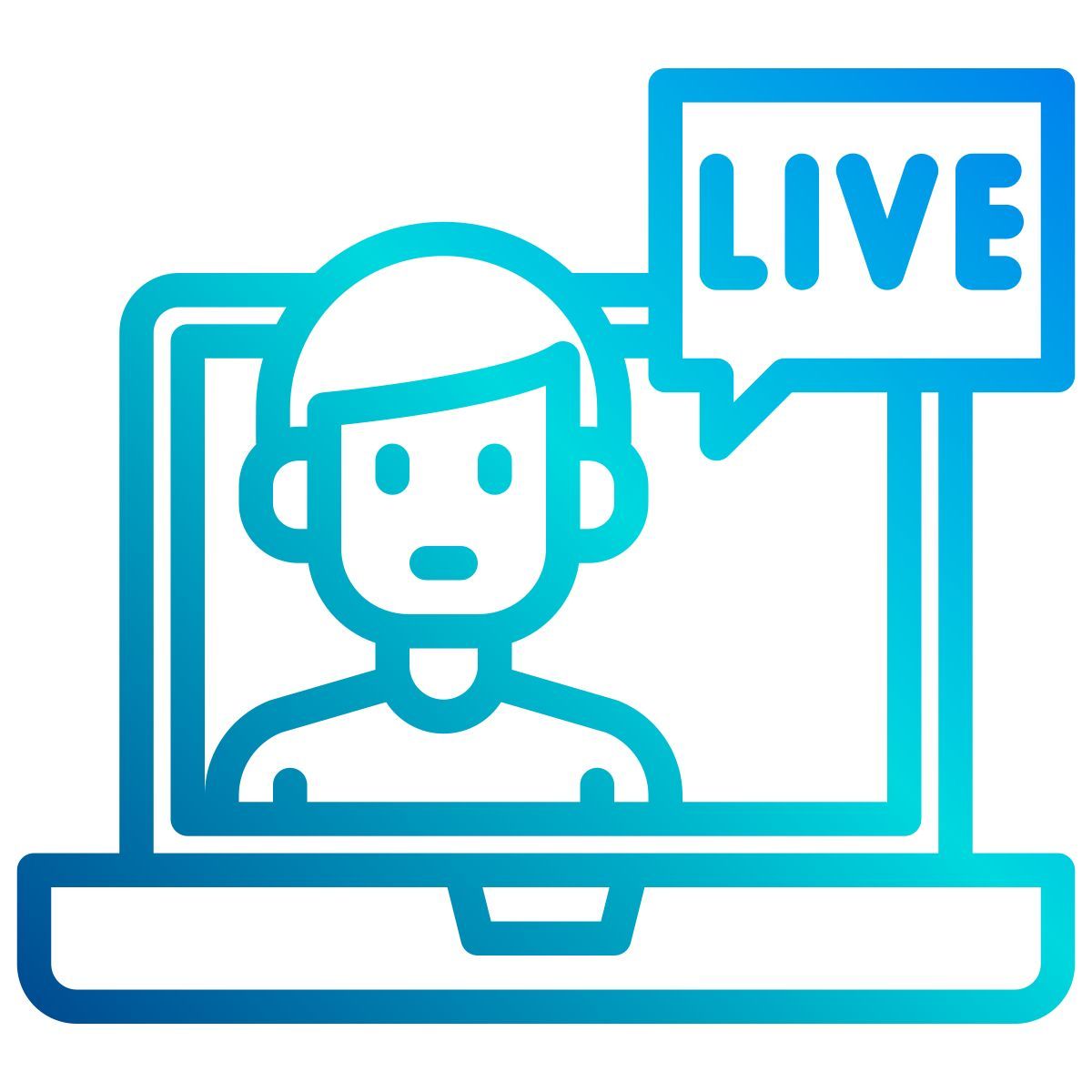 live streaming icon