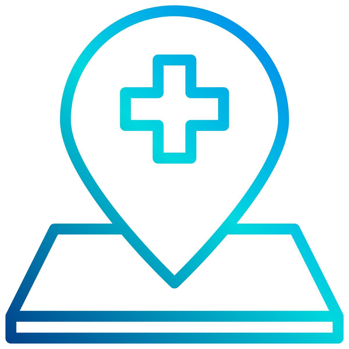 hospital location icon