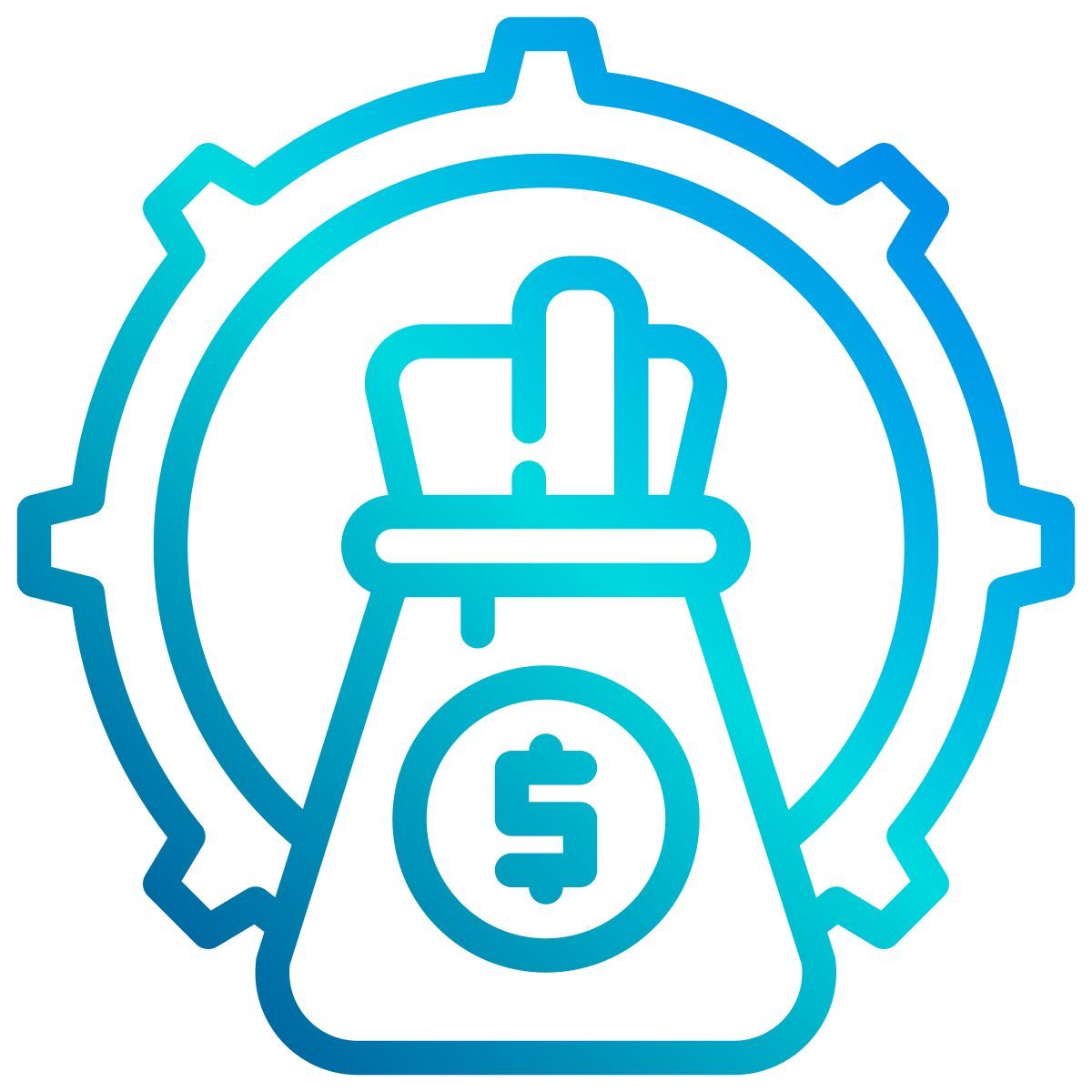 wirtschaftliches entwicklungsmanagement icon