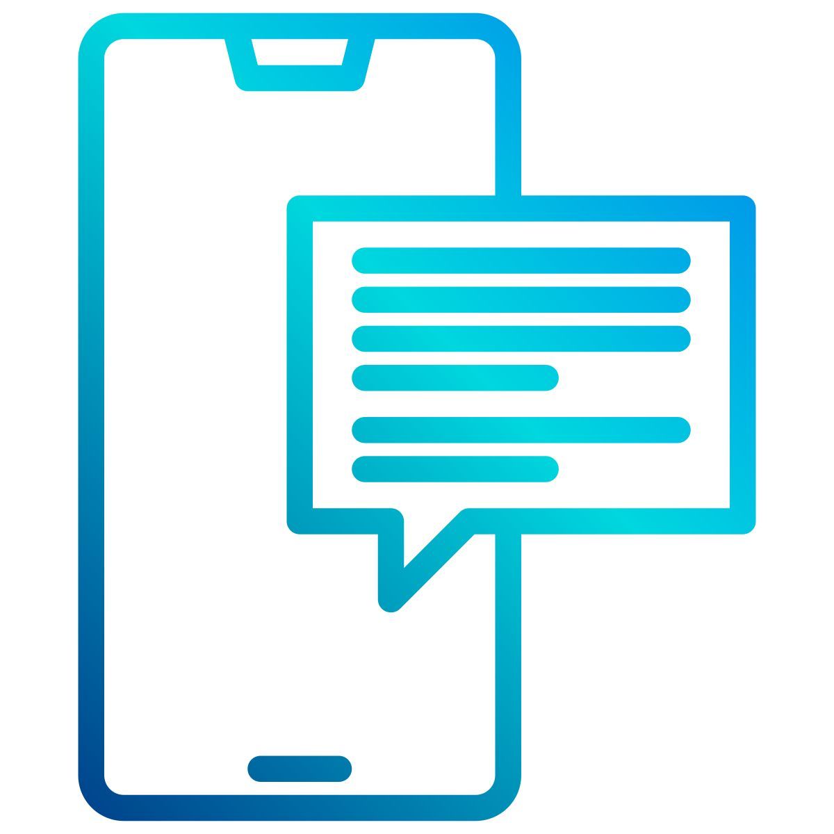 mensaje externo marketing digital xnimrodx gradiente lineal xnimrodx icon